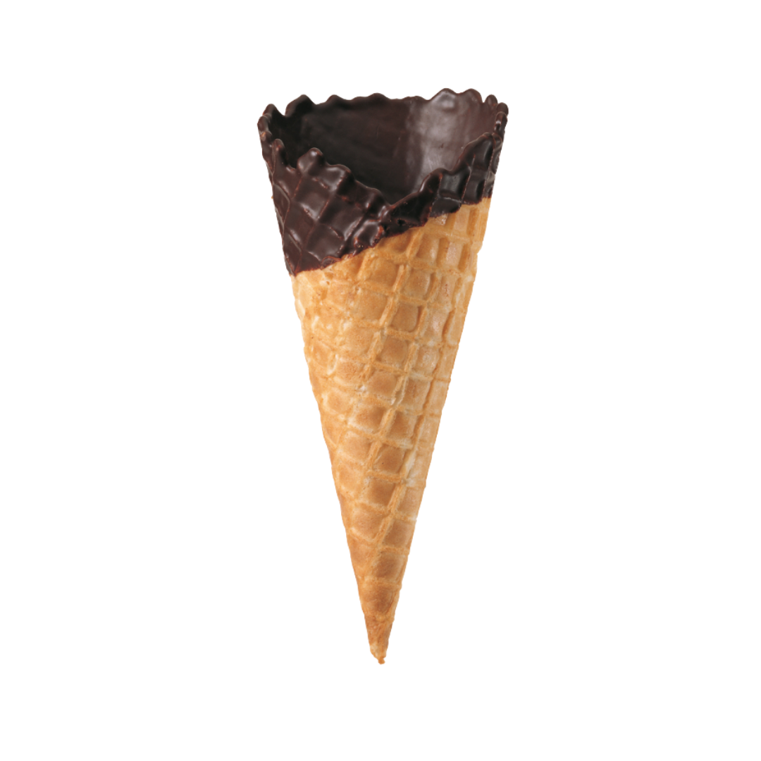 Medium Dipped Waffle Cones (1 x 165pcs Box)
