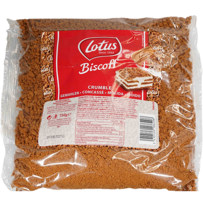 Lotus Biscoff Crumbs 750g Bag - Gelato Drop