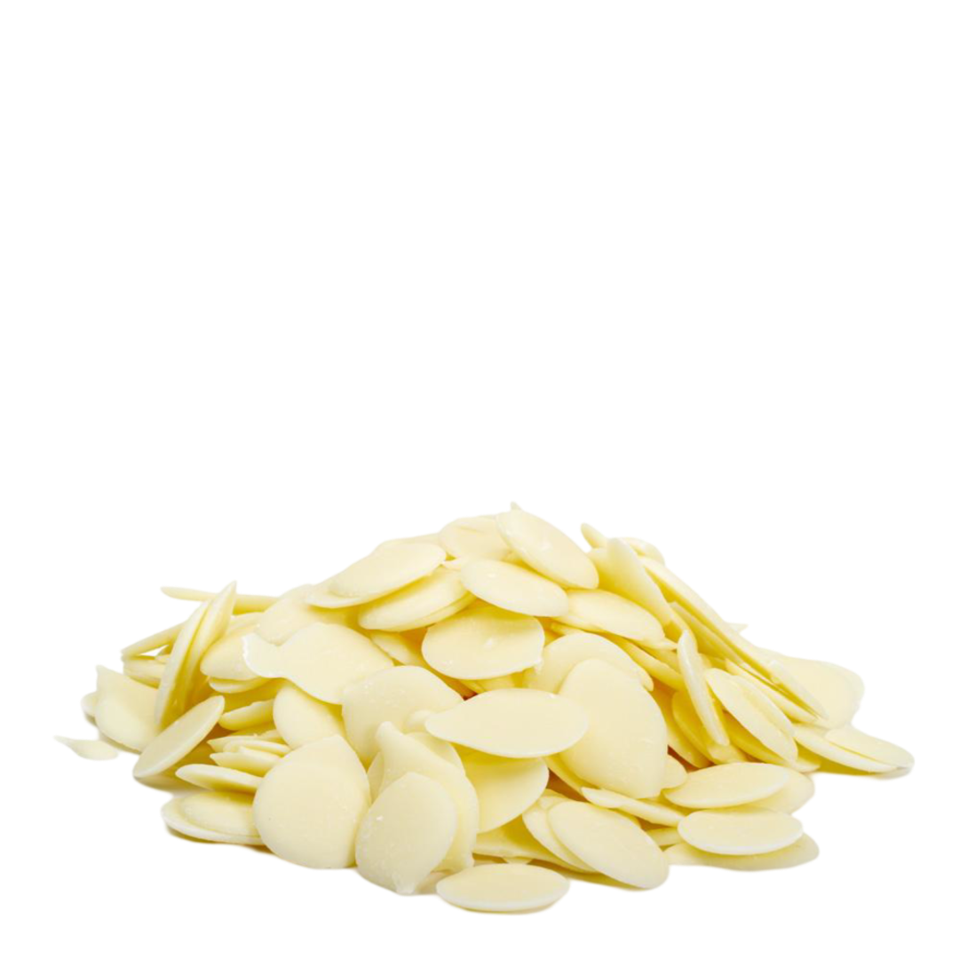 White Chocolate Buttons Scattered